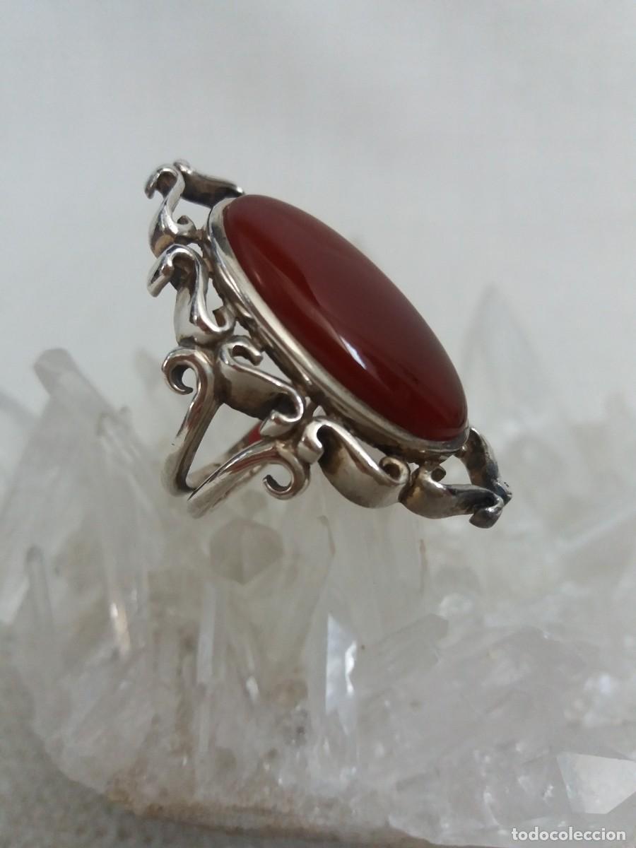 Joyeria: ANILLO PLATA LEY Y AGATA CARNEOLA - Foto 2