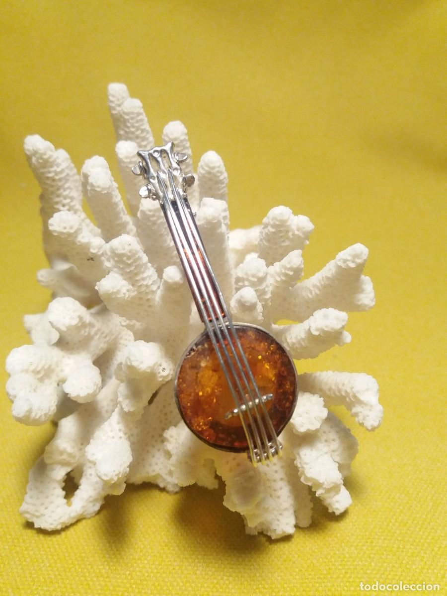 Joyeria: BROCHE &Aacute;MBAR Y PLATA DE LEY - Foto 3
