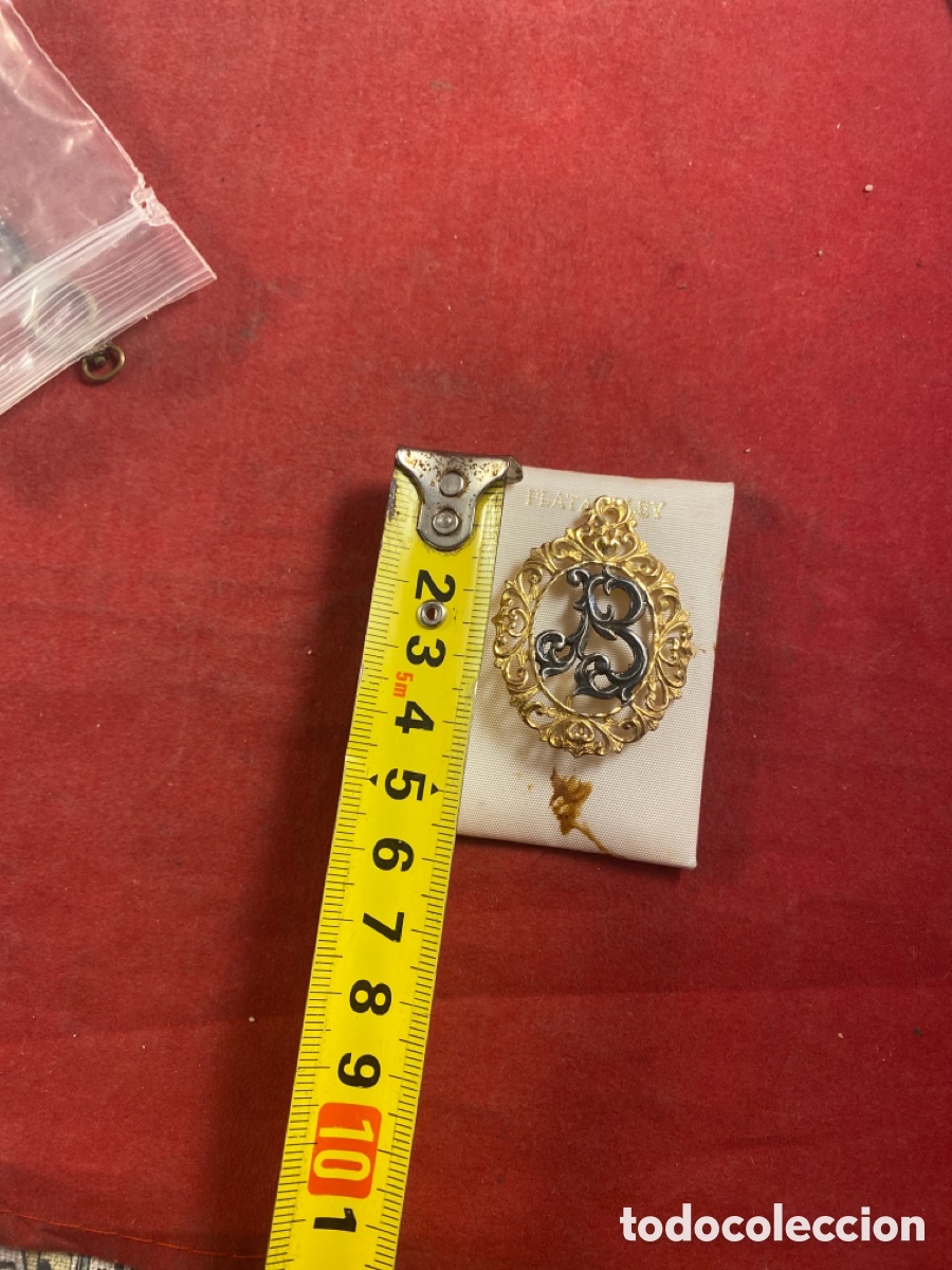Joyeria: BROCHE DE PLATA 1a LEY LETRA B - Foto 3