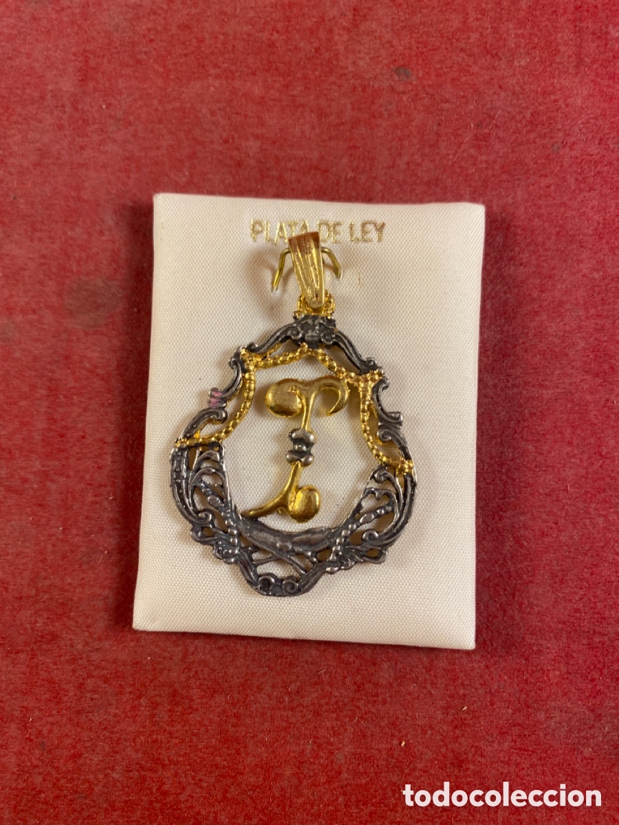 Joyeria: COLGANTE DE PLATA 1a LEY LETRA I - Foto 1