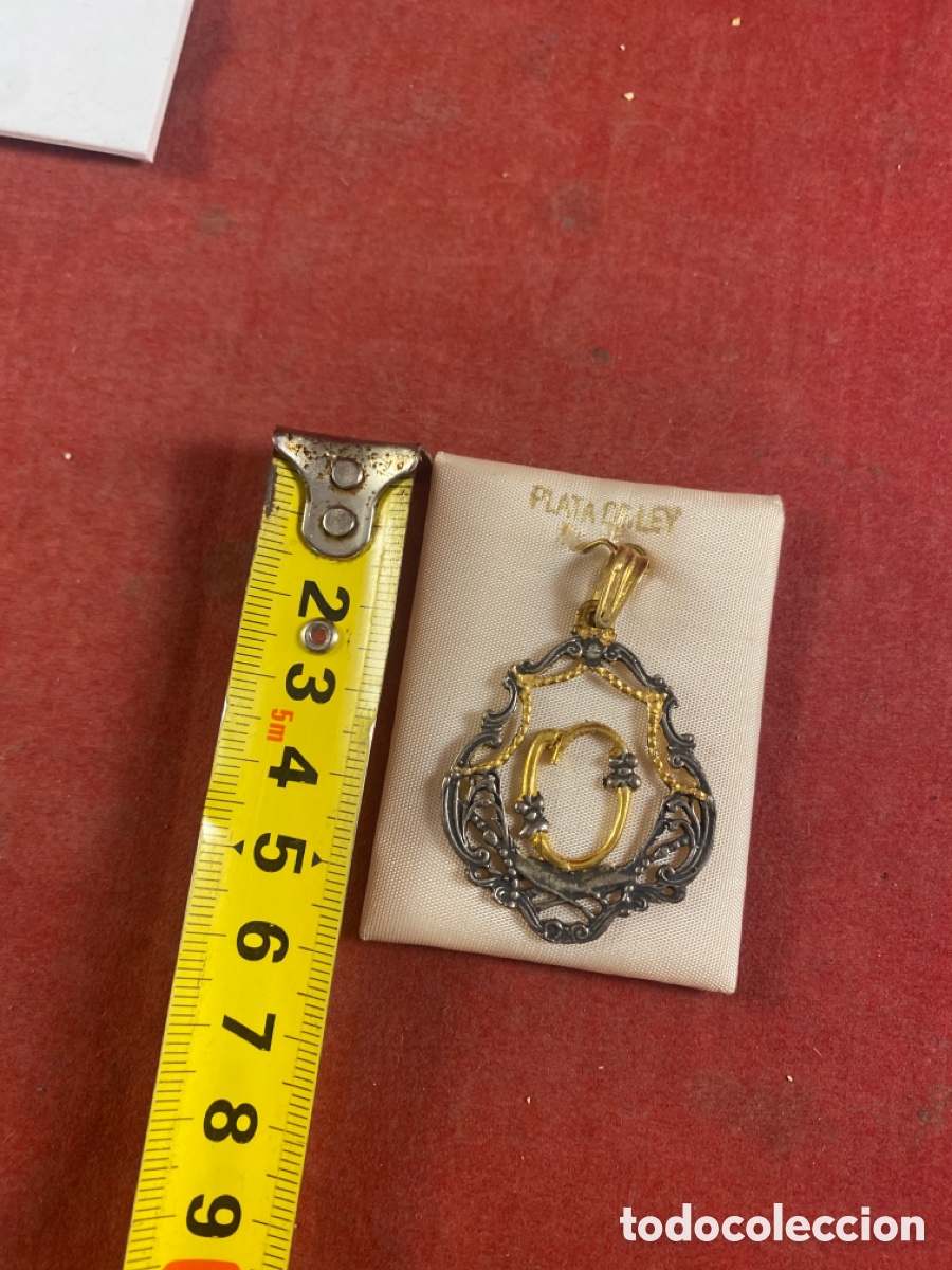 Joyeria: COLGANTE DE PLATA 1a LEY LETRA O - Foto 2