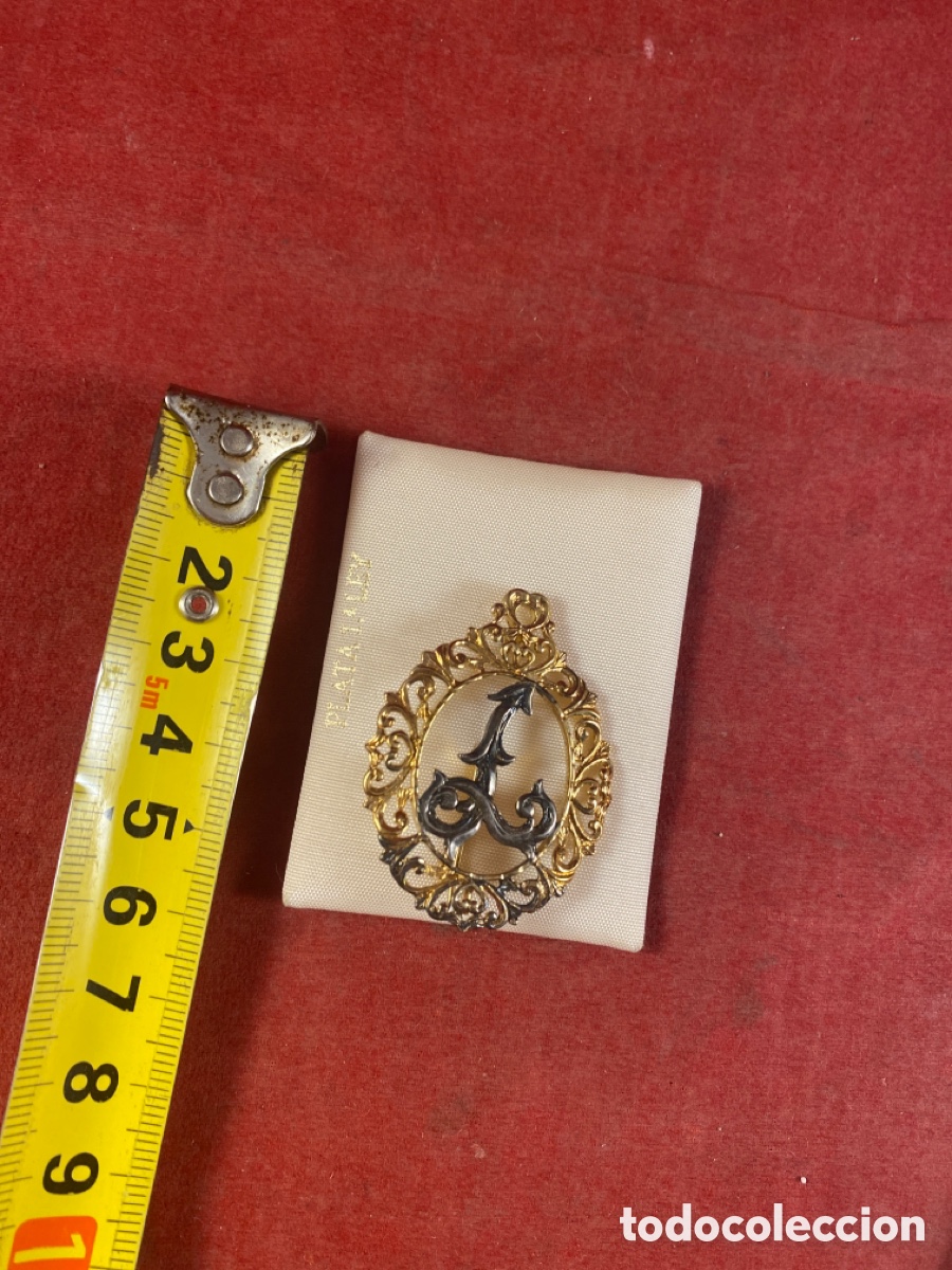 Joyeria: BROCHE DE PLATA 1a LEY LETRA L - Foto 2