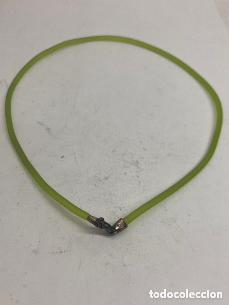Joyeria: Collar con cierre de plata y caucho - Foto 1