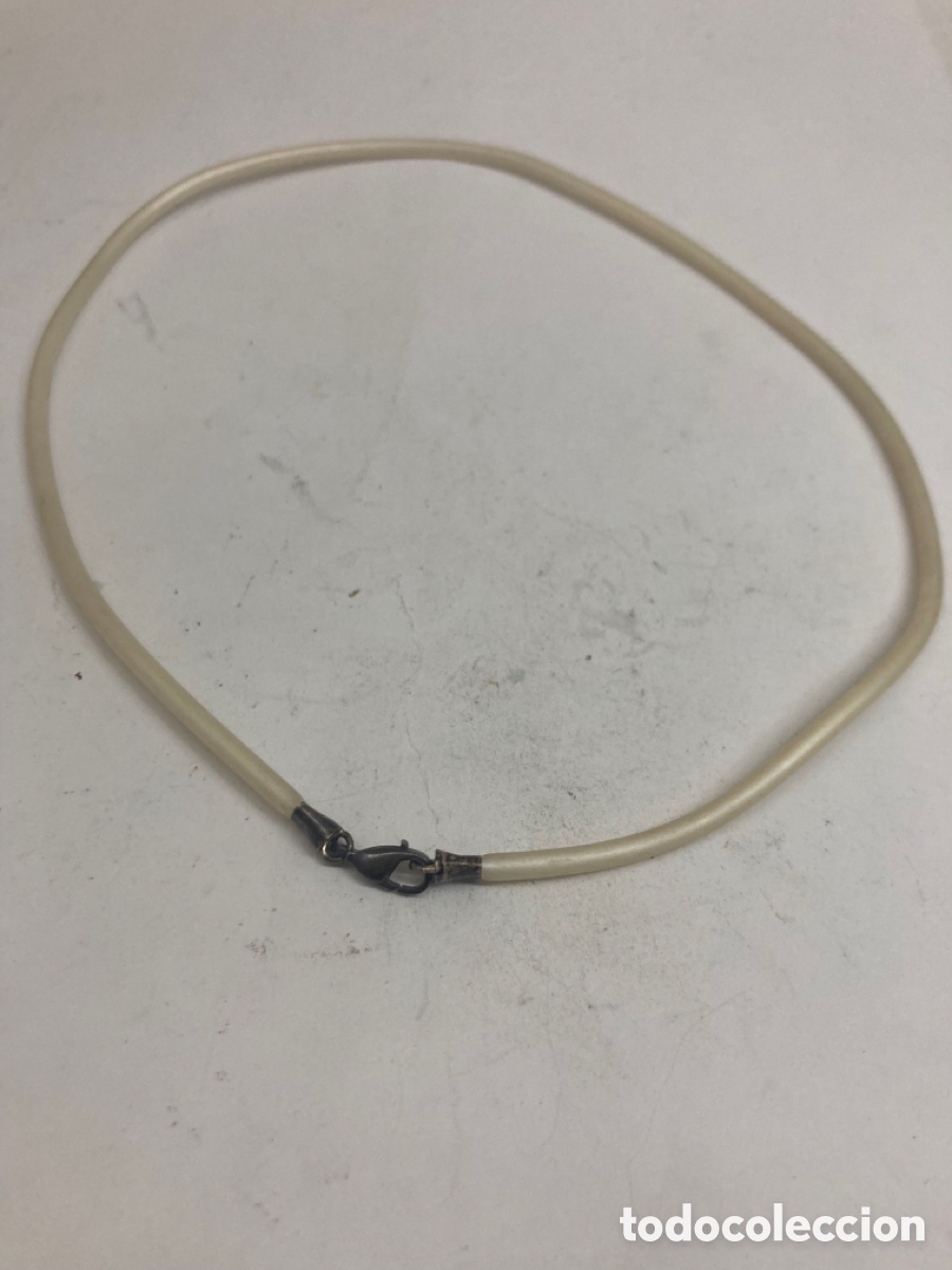 Joyeria: Collar con cierre de plata y caucho - Foto 1