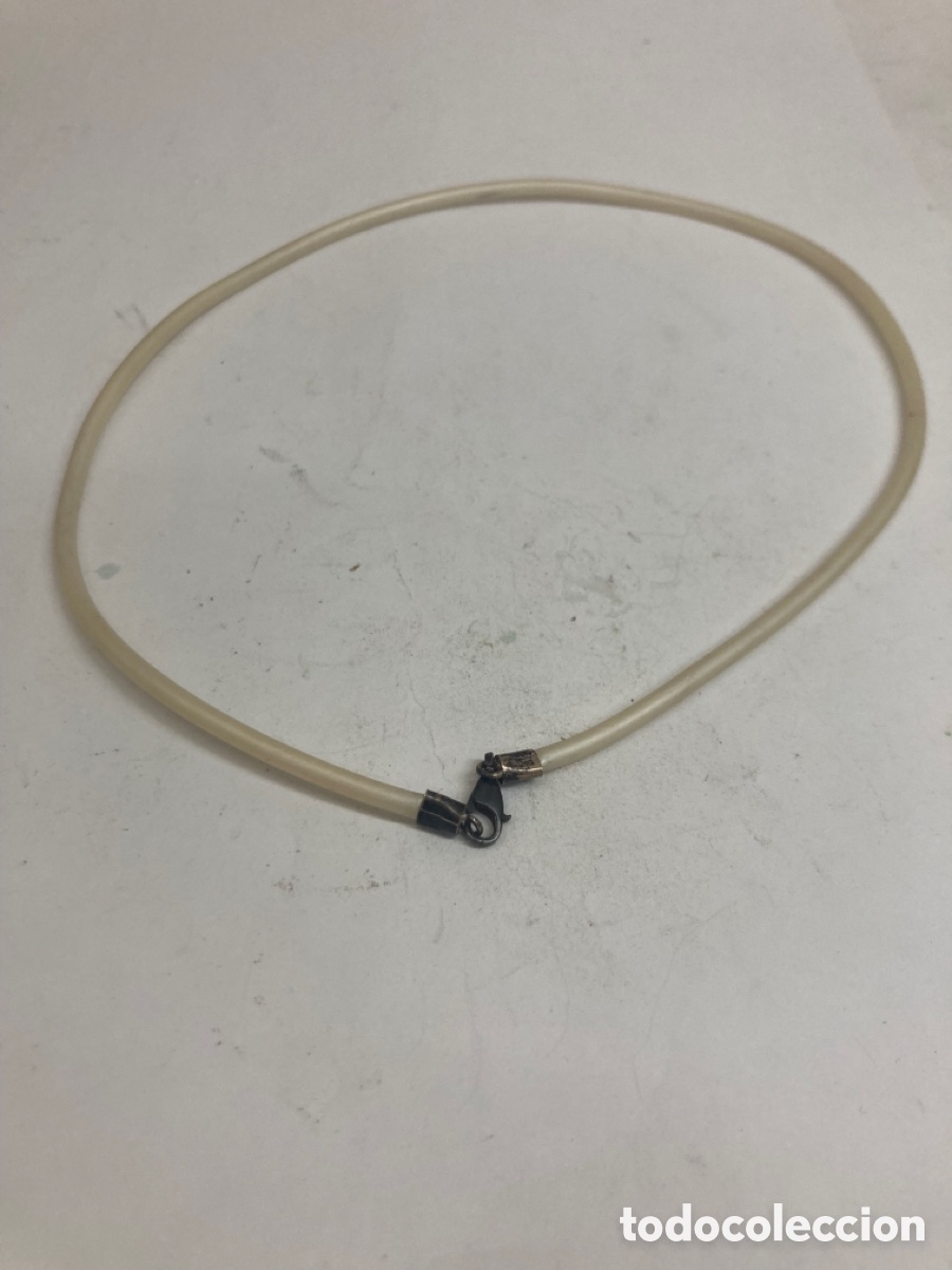 Joyeria: Collar con cierre de plata y caucho - Foto 1
