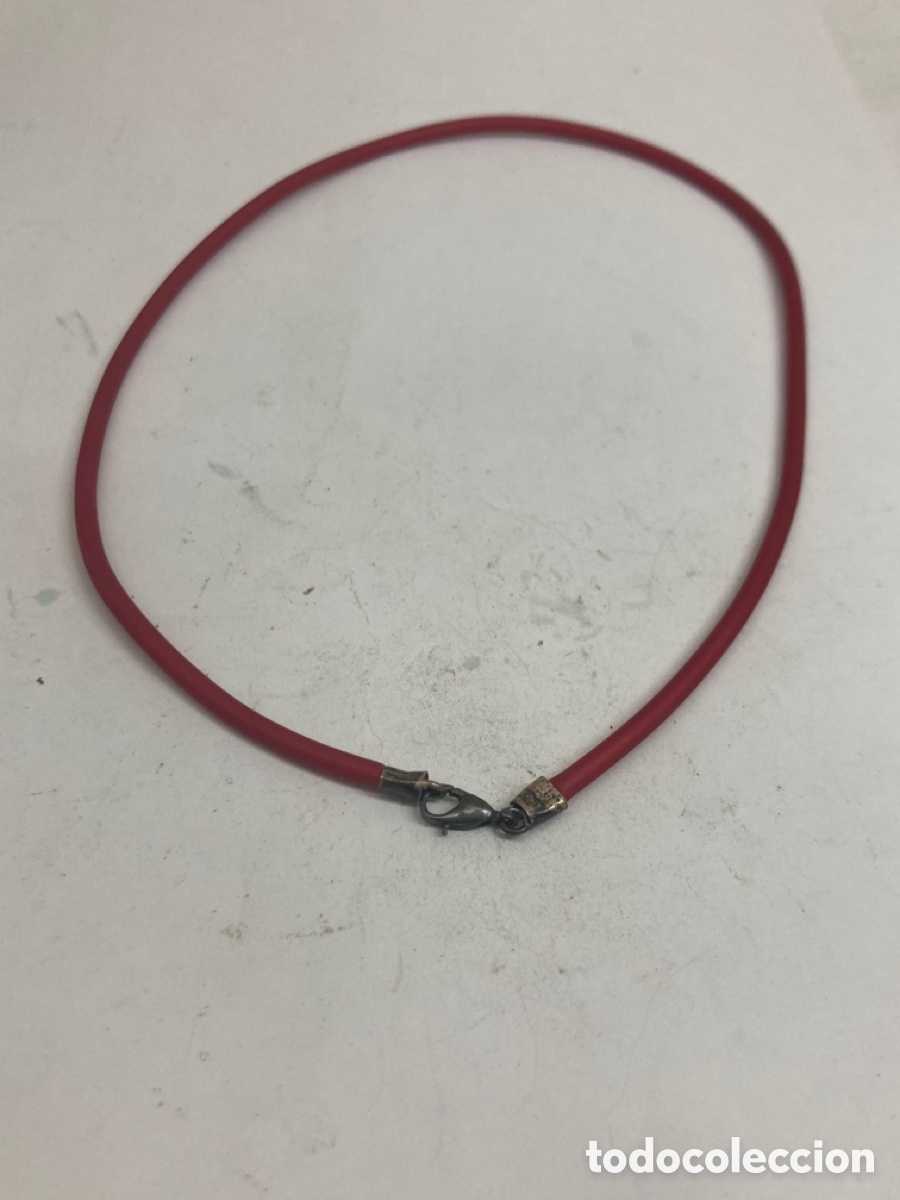 Joyeria: Collar con cierre de plata y caucho - Foto 1