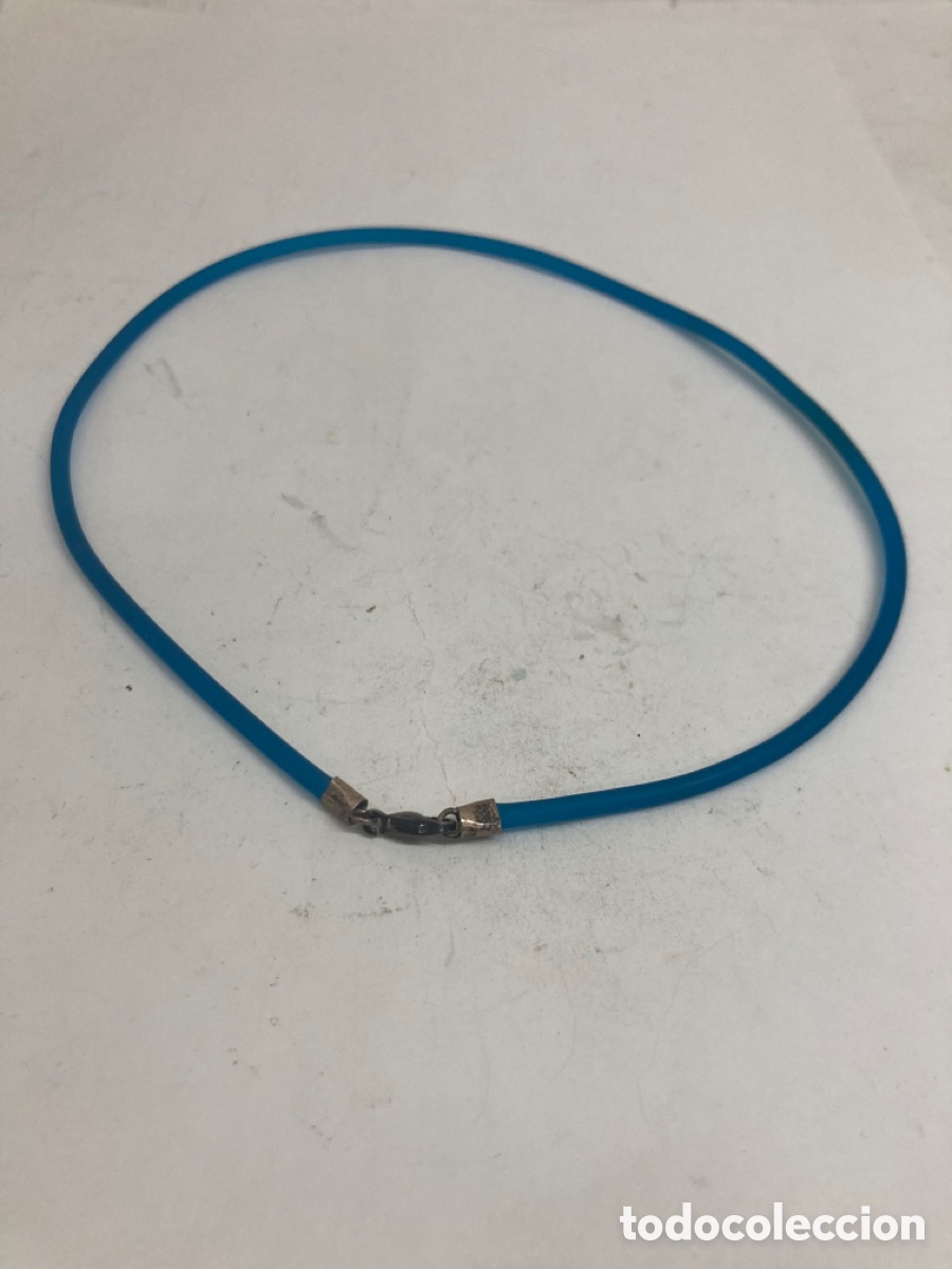 Joyeria: Collar con cierre de plata y caucho - Foto 1