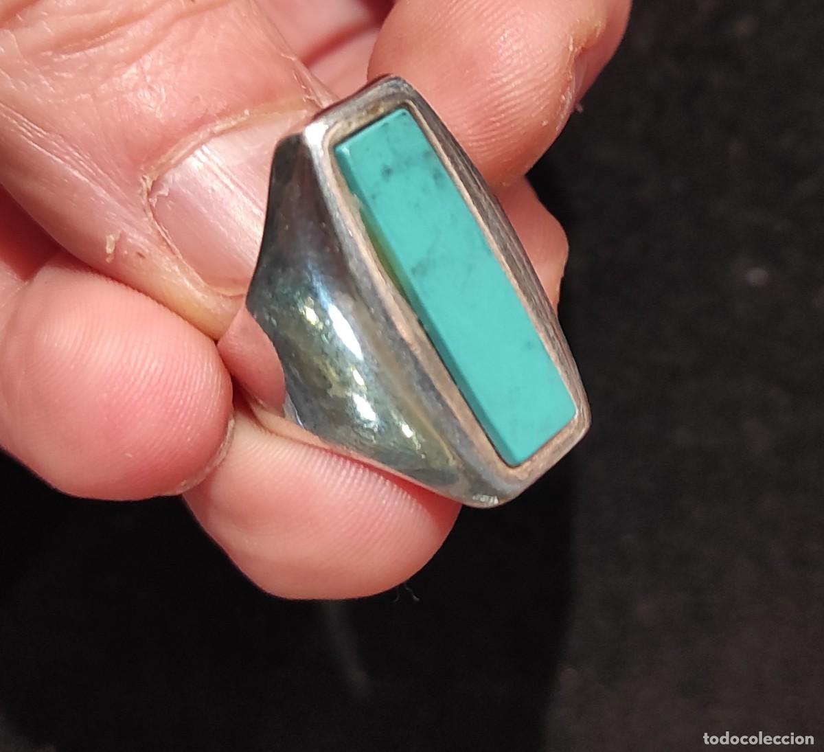 Joyeria: Anillo Plata y Turquesa 925 ml. - Foto 1