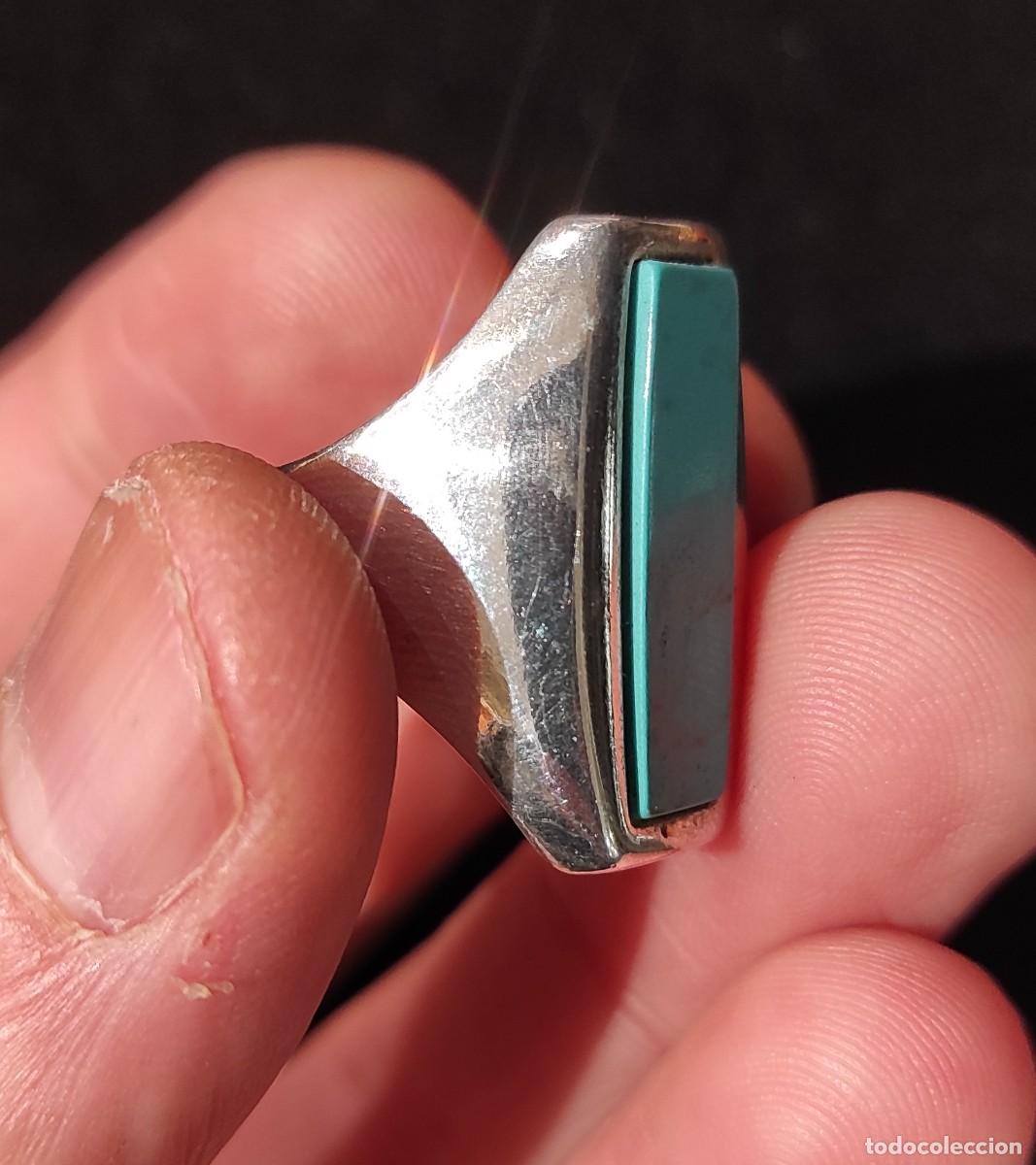 Joyeria: Anillo Plata y Turquesa 925 ml. - Foto 4