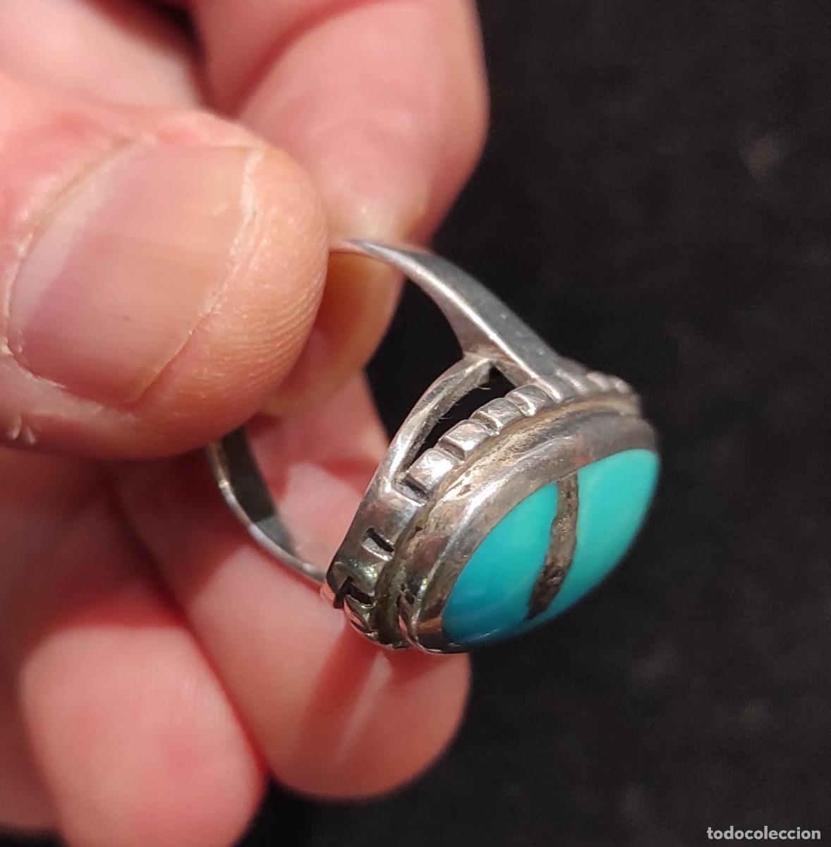 Joyeria: Anillo Plata y Turquesa 925 ml. - Foto 1