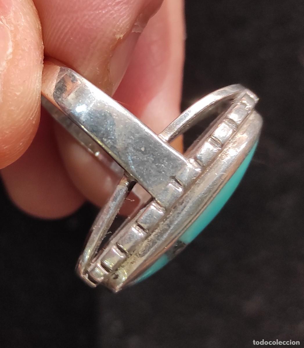Joyeria: Anillo Plata y Turquesa 925 ml. - Foto 3
