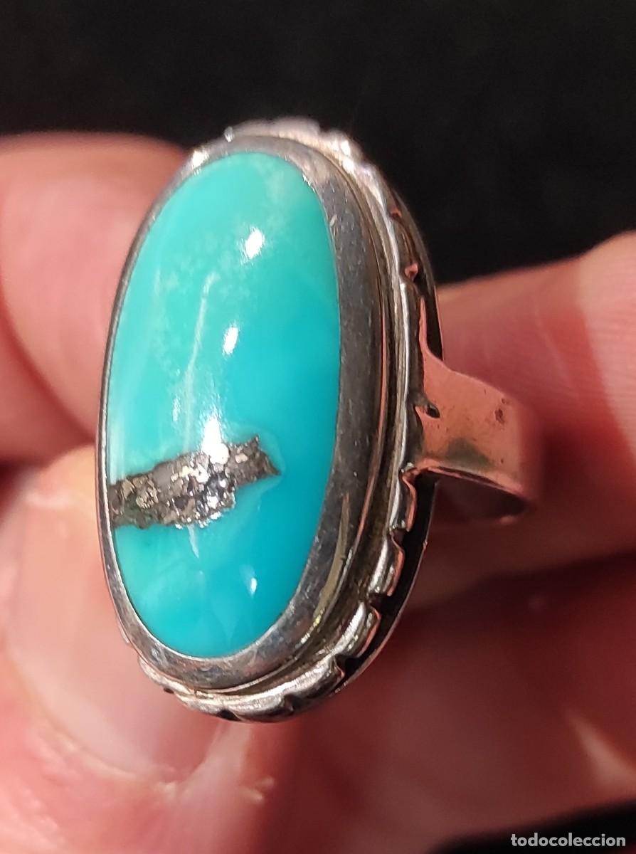 Joyeria: Anillo Plata y Turquesa 925 ml. - Foto 4