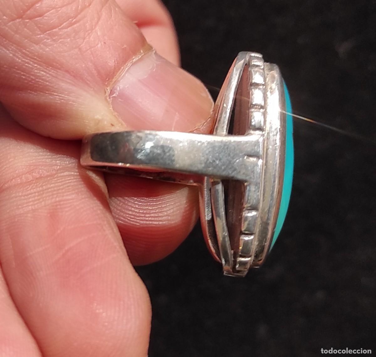 Joyeria: Anillo Plata y Turquesa 925 ml. - Foto 6