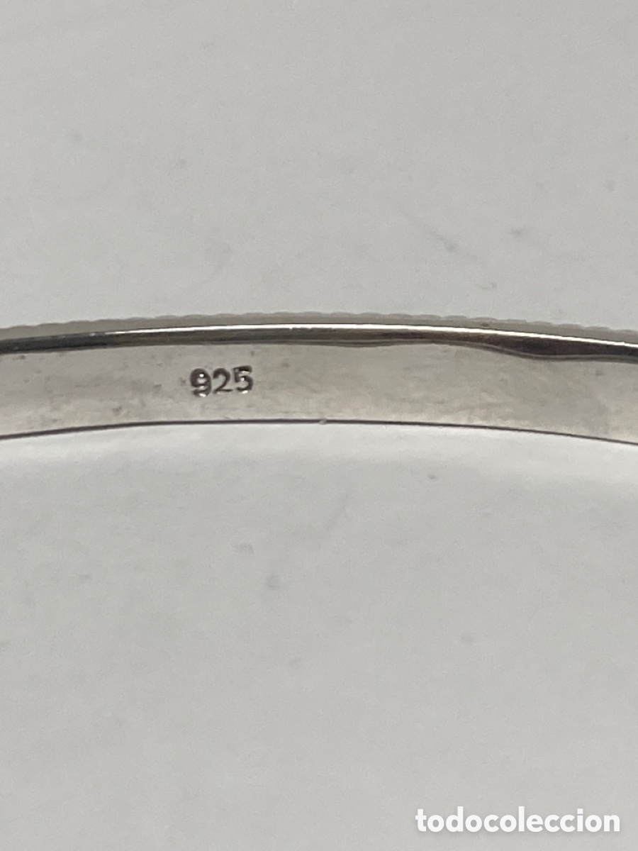 Joyeria: Brazalete de plata rodiada con circonitas - Foto 3