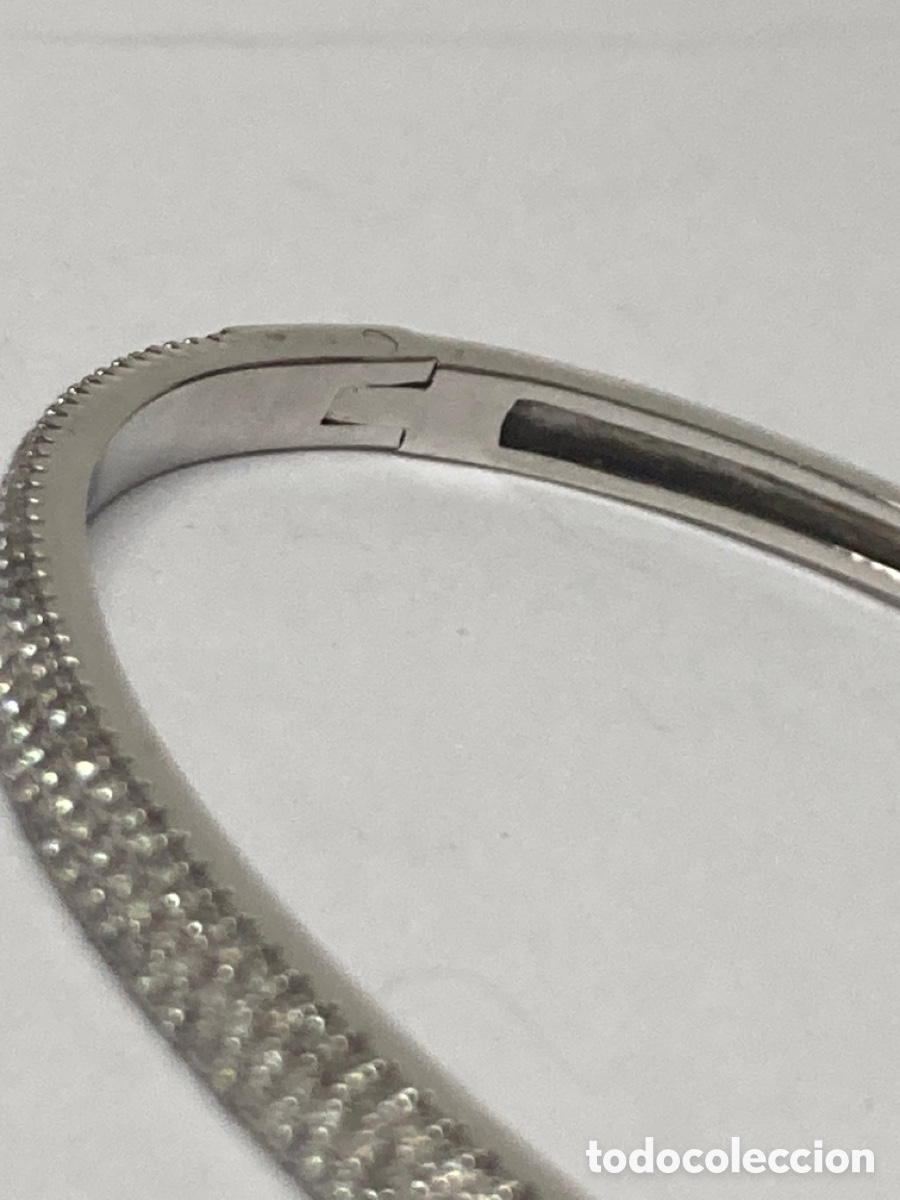 Joyeria: Brazalete de plata rodiada con circonitas - Foto 6