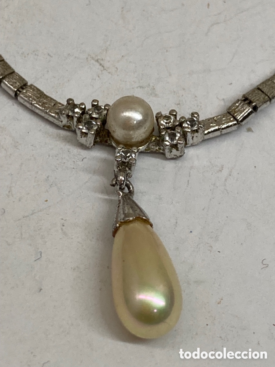 Joyeria: Gargantilla de plata y perlas - Foto 2