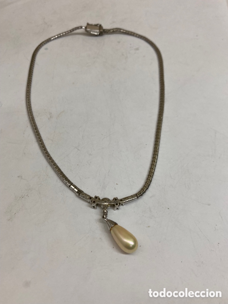 Joyeria: Gargantilla de plata y perlas - Foto 3