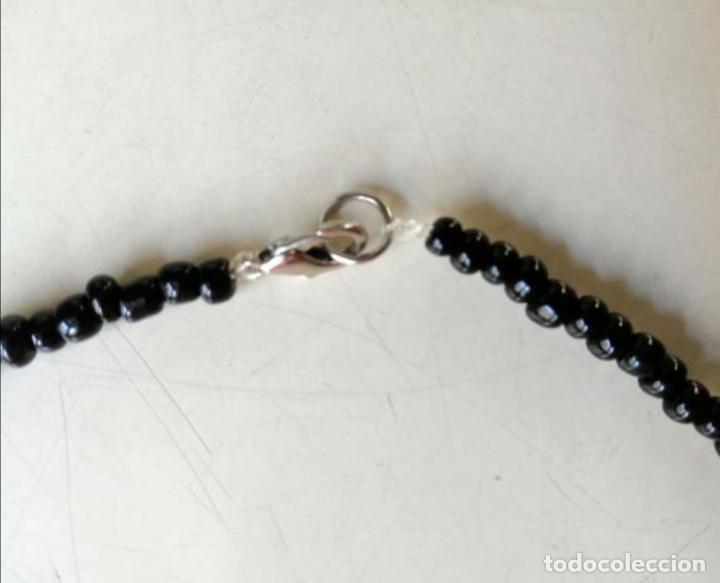 Joyeria: COLLAR CON CUENTAS NEGRAS Y COLGANTE. - Foto 4