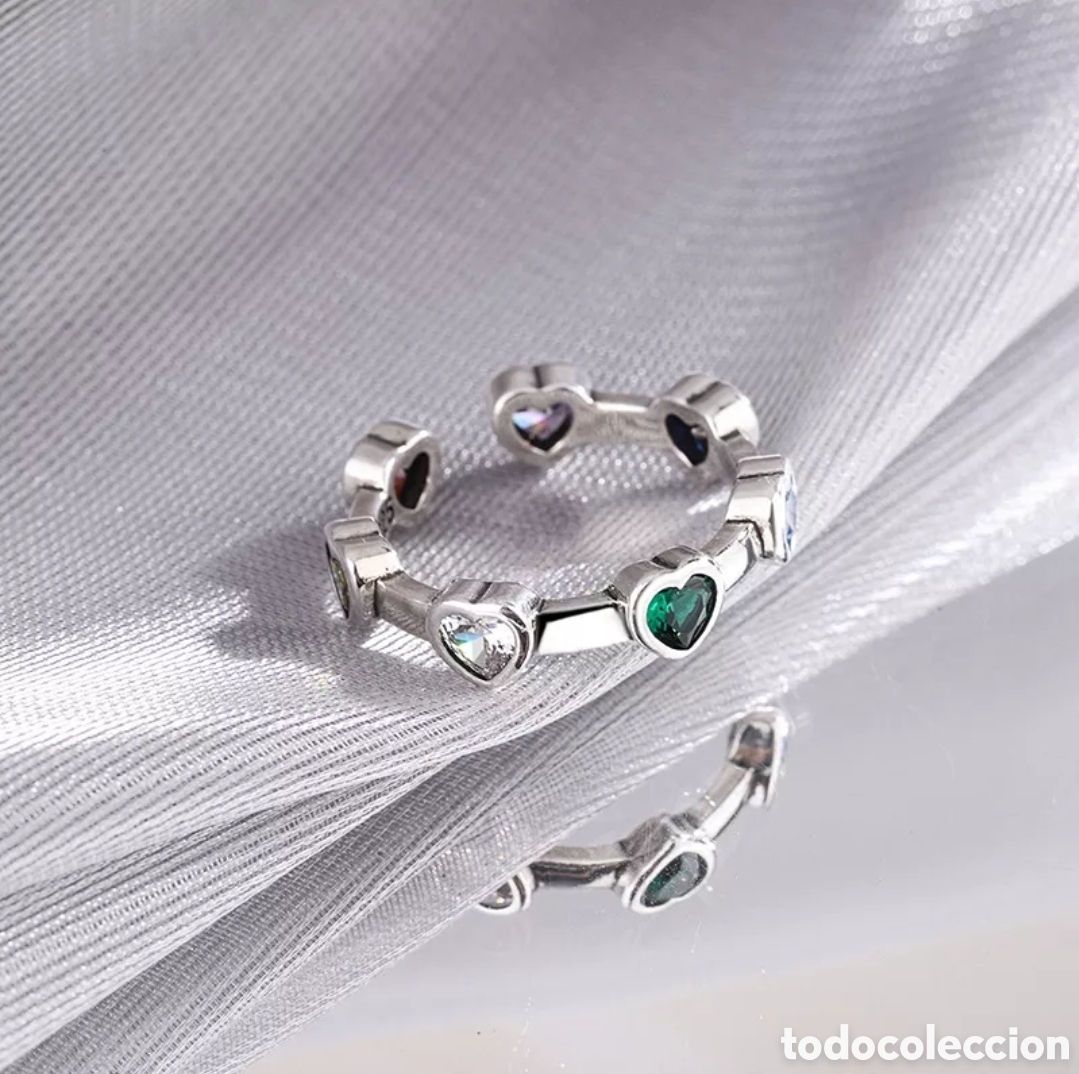 Joyeria: Anillo Plata Corazones ENV&Iacute;O GRATIS!! - Foto 2