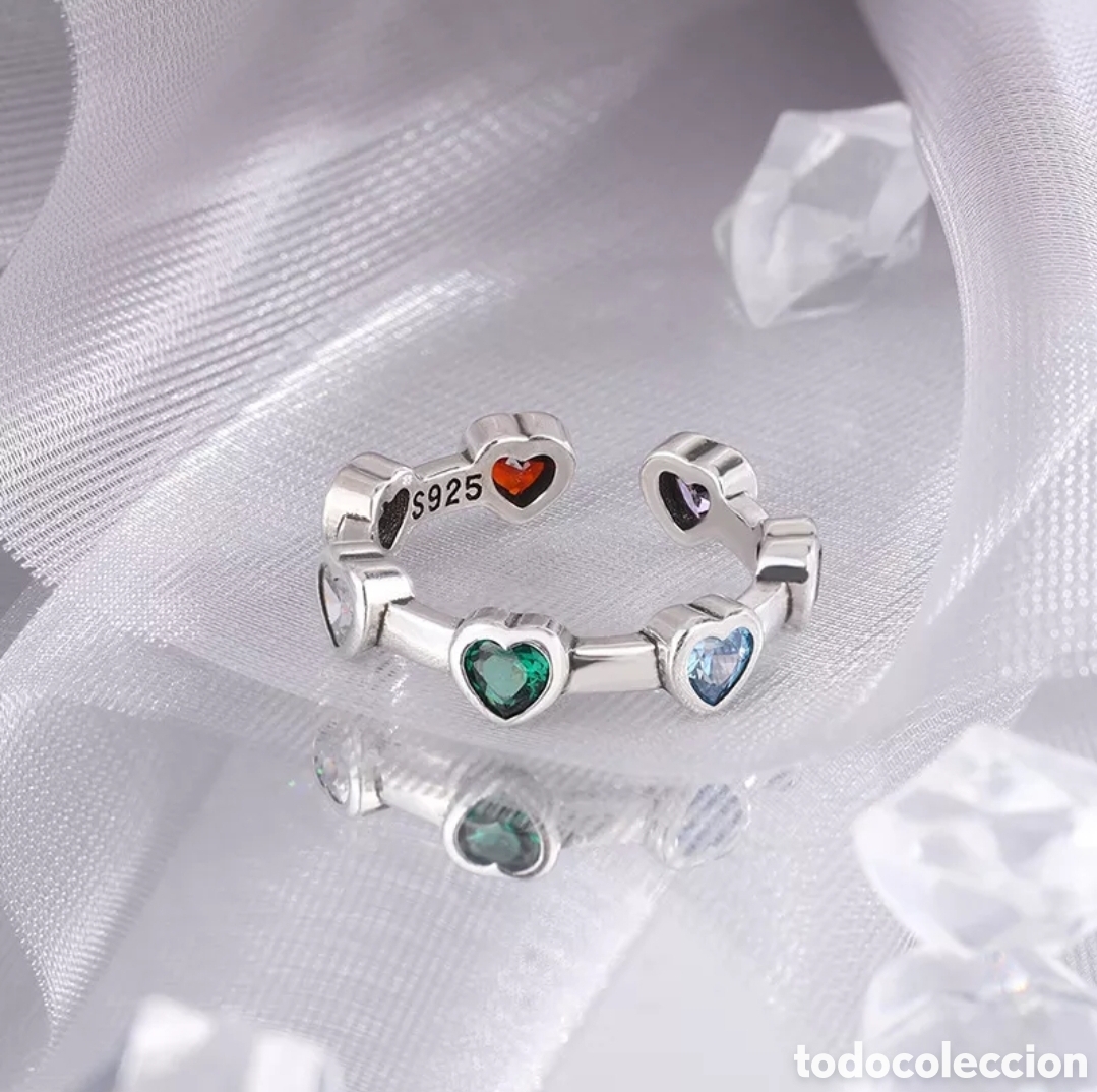 Joyeria: Anillo Plata Corazones ENV&Iacute;O GRATIS!! - Foto 3