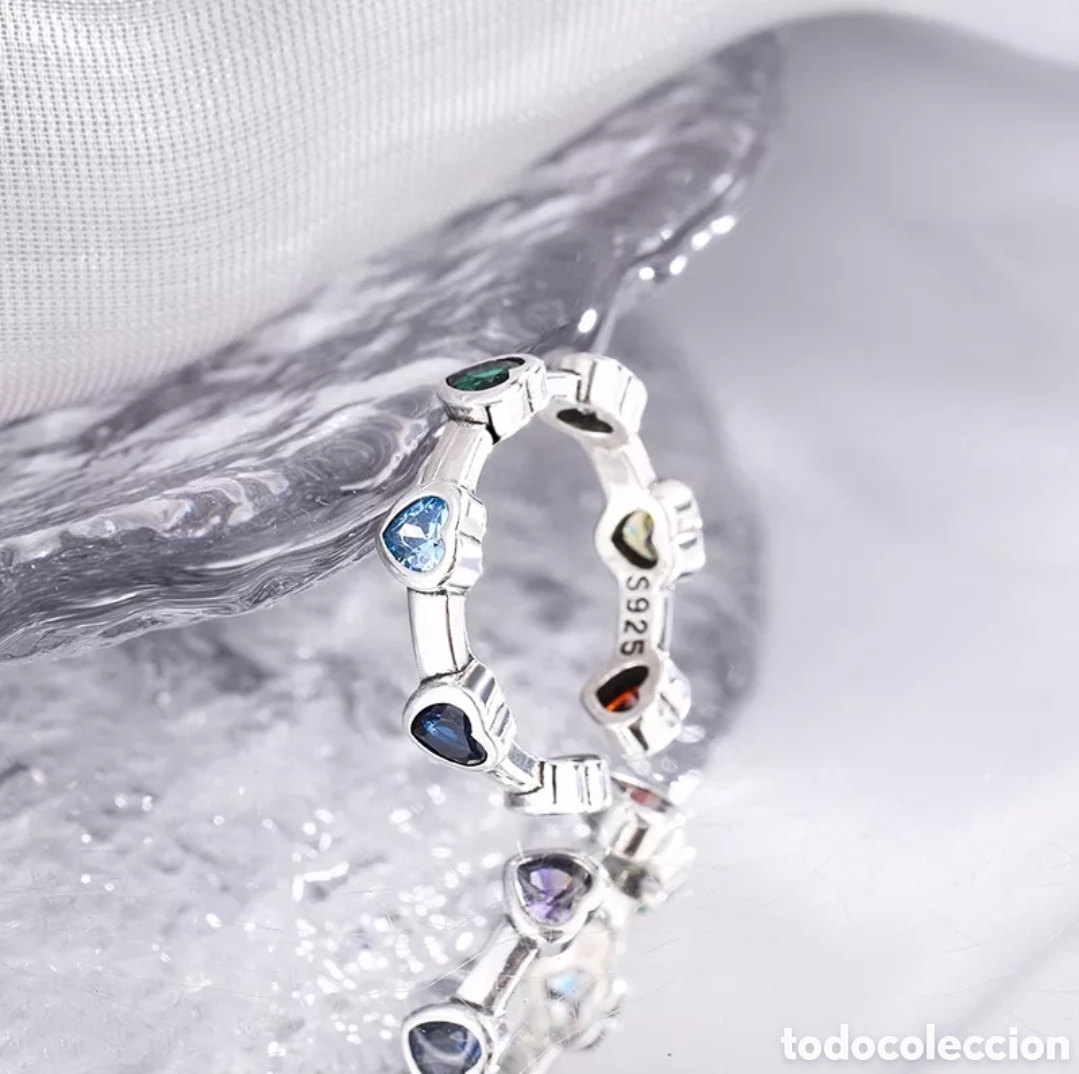 Joyeria: Anillo Plata Corazones ENV&Iacute;O GRATIS!! - Foto 1