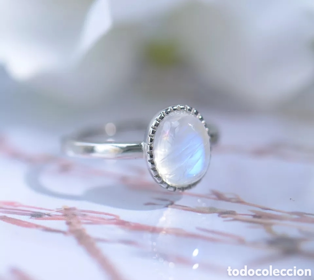 Joyeria: Anillo de Plata y piedra Lunar ENV&Iacute;O GRATIS!! - Foto 1