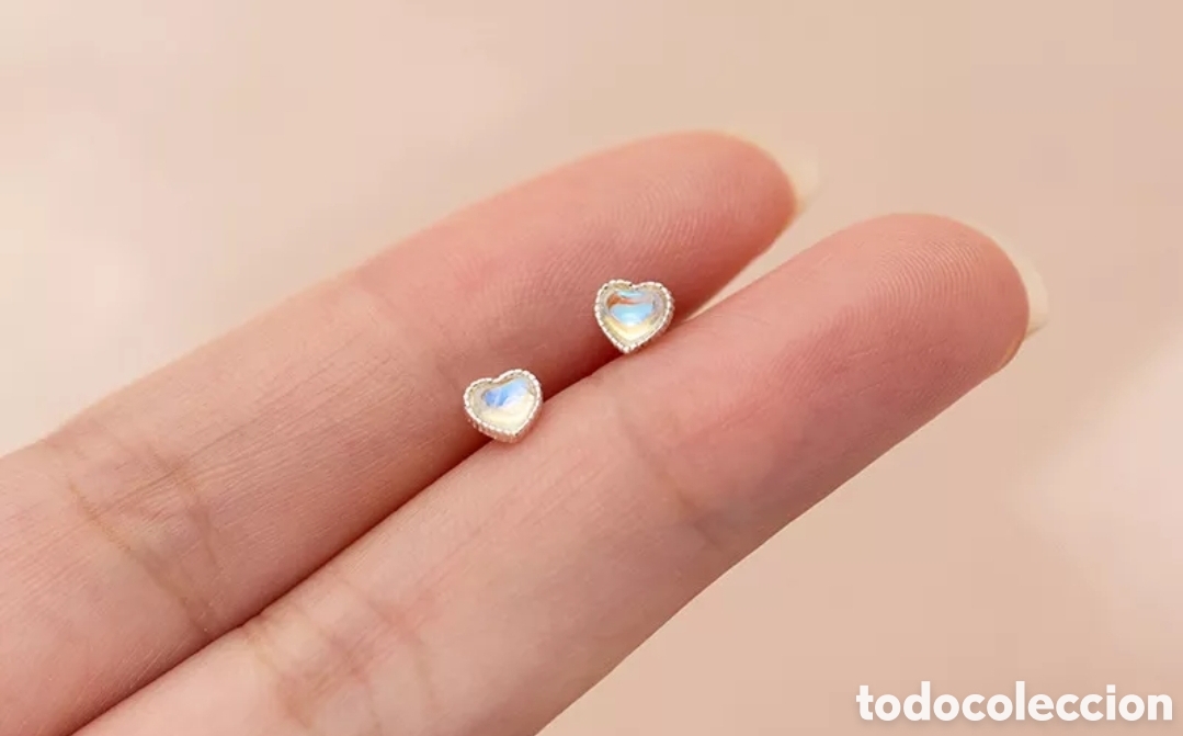 Joyeria: Pendientes de Plata y piedra Lunar ENV&Iacute;O GRATIS!! - Foto 2
