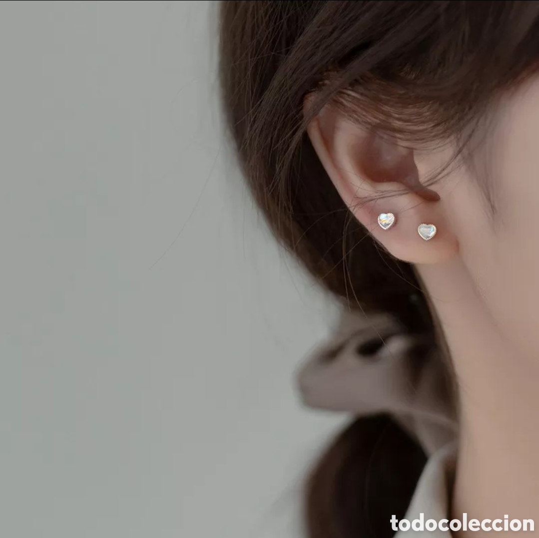 Joyeria: Pendientes de Plata y piedra Lunar ENV&Iacute;O GRATIS!! - Foto 3