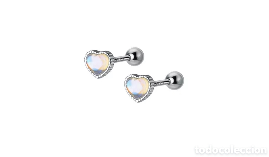 Joyeria: Pendientes de Plata y piedra Lunar ENV&Iacute;O GRATIS!! - Foto 4