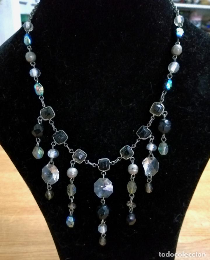 Joyeria: COLLAR MET&Aacute;LICO Y CRISTALITOS - Foto 3