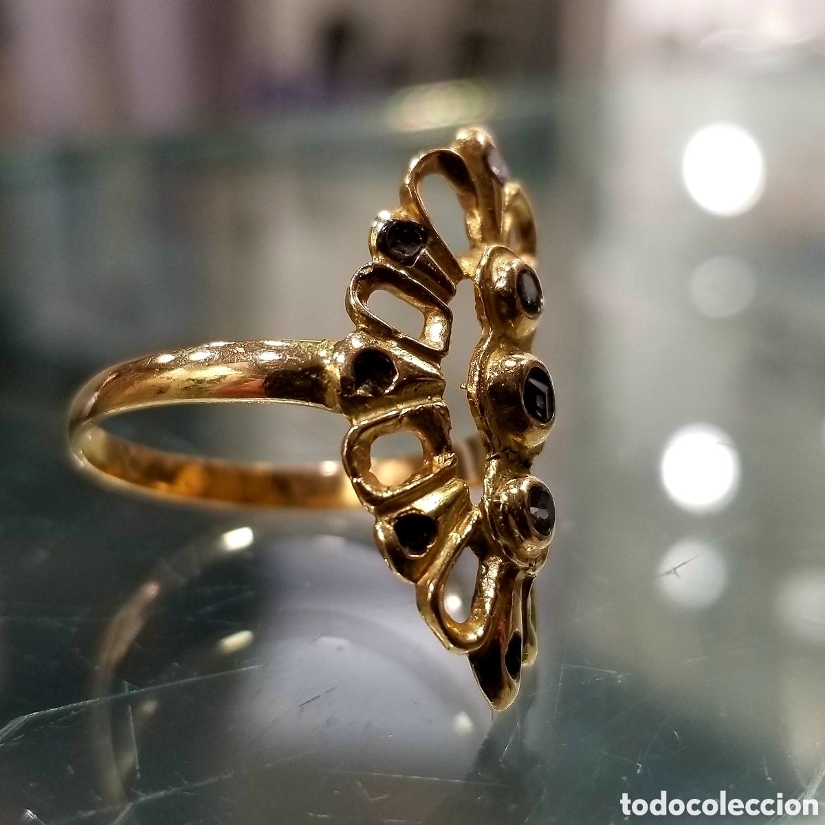 Joyeria: Sortija De teja en oro de 14 quilates - Foto 1