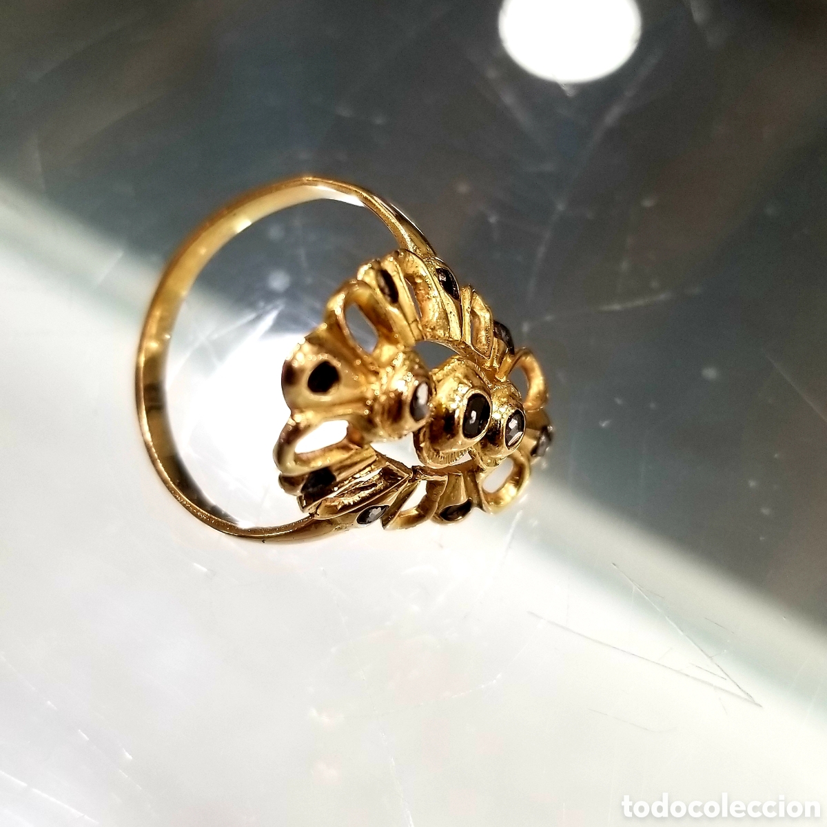Joyeria: Sortija De teja en oro de 14 quilates - Foto 2