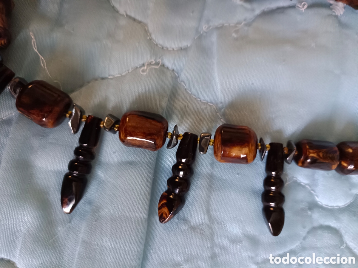 Joyeria: Collar marron-negro coral - Foto 4