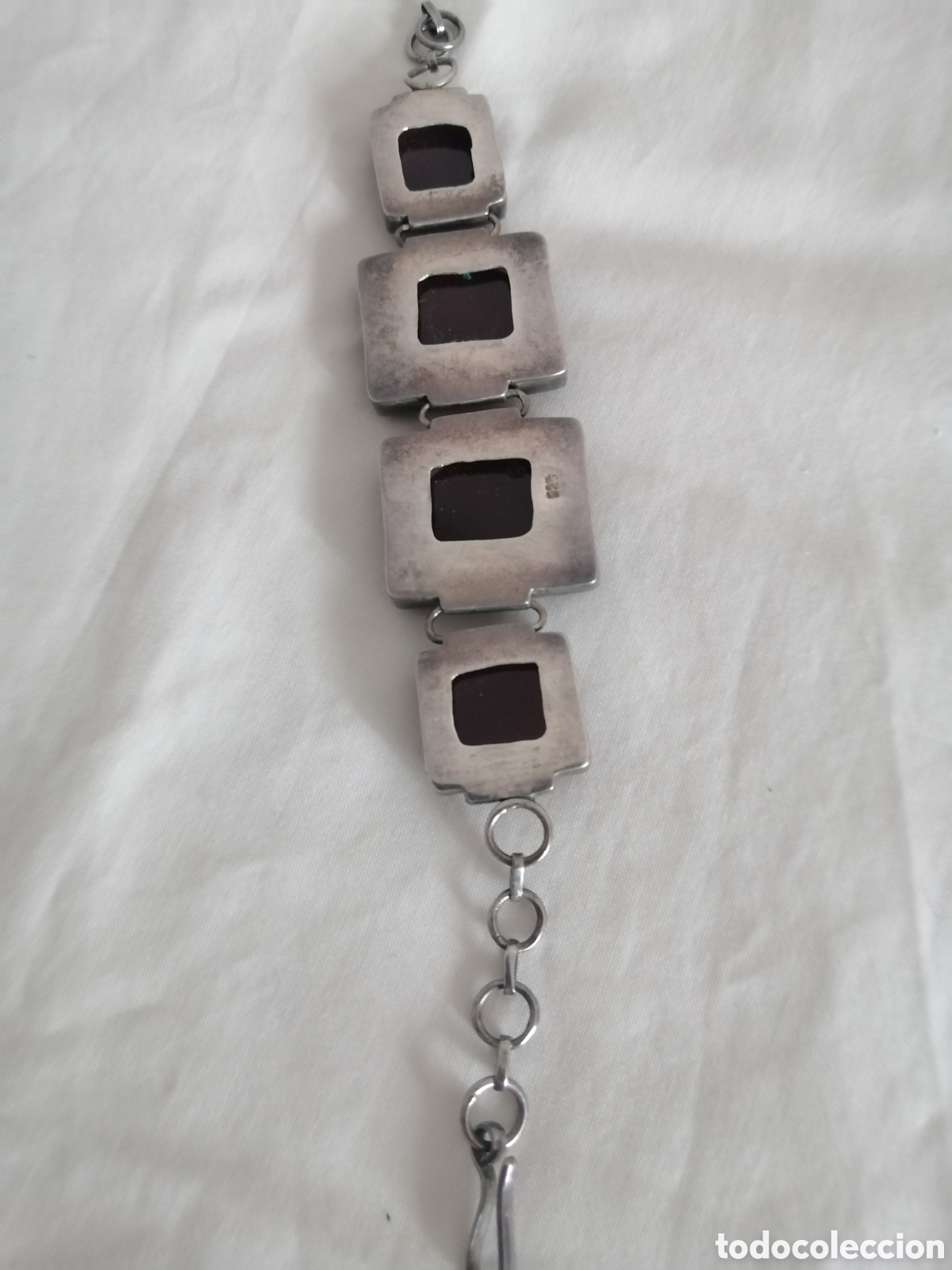 Joyeria: Pulsera de plata y cornalina roja - Foto 2