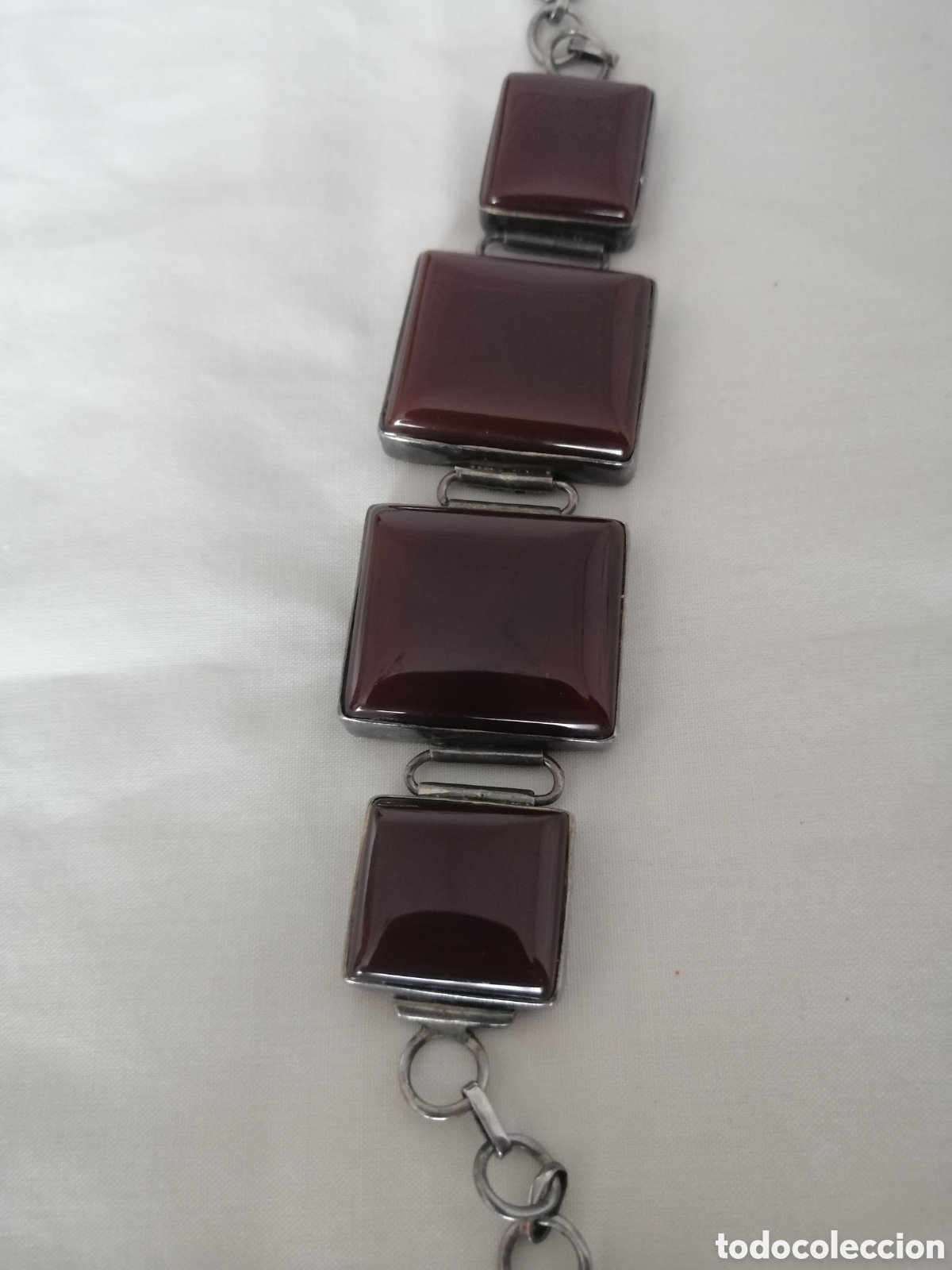 Joyeria: Pulsera de plata y cornalina roja - Foto 3