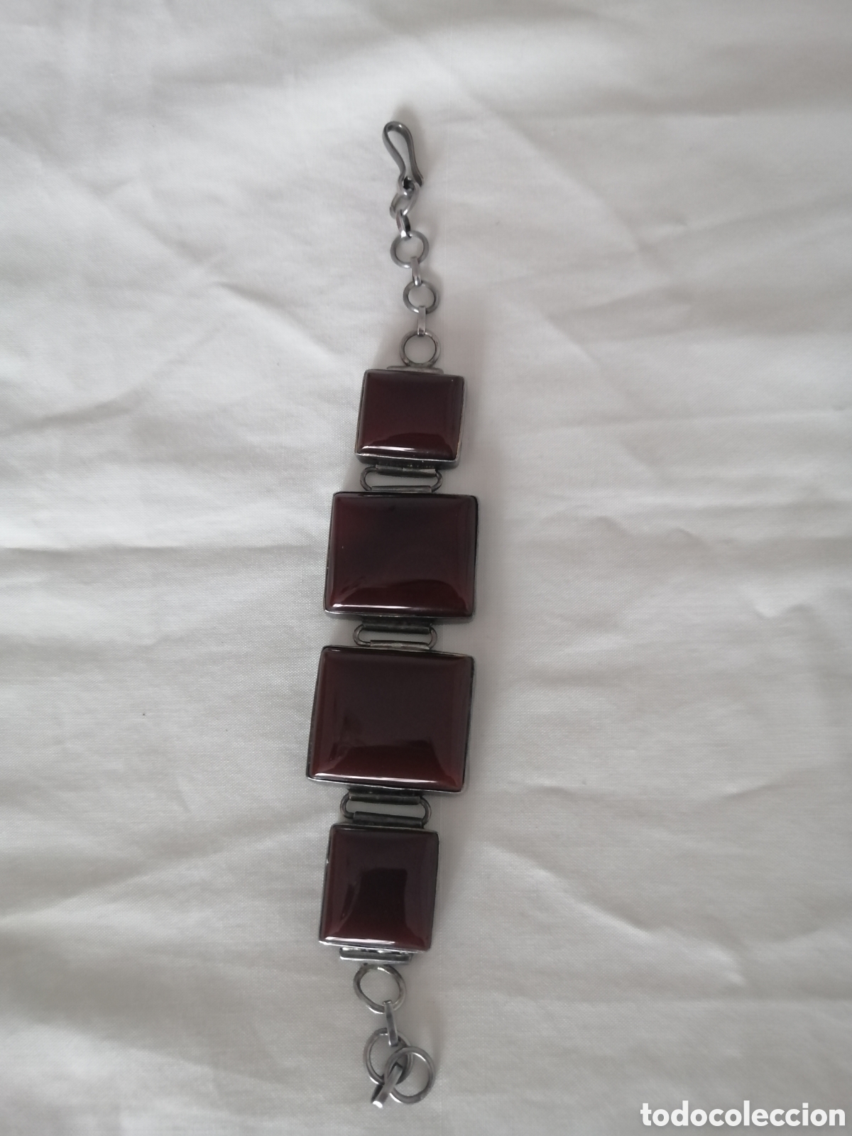 Joyeria: Pulsera de plata y cornalina roja - Foto 6