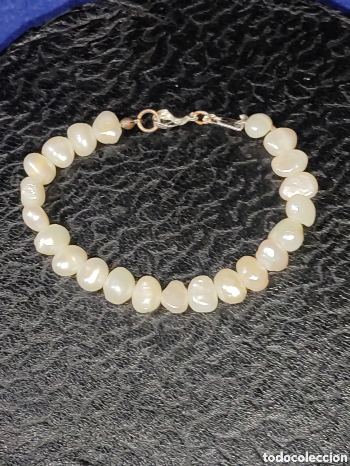Joyeria: Pulsera de perlas barrocas, vintage. - Foto 4