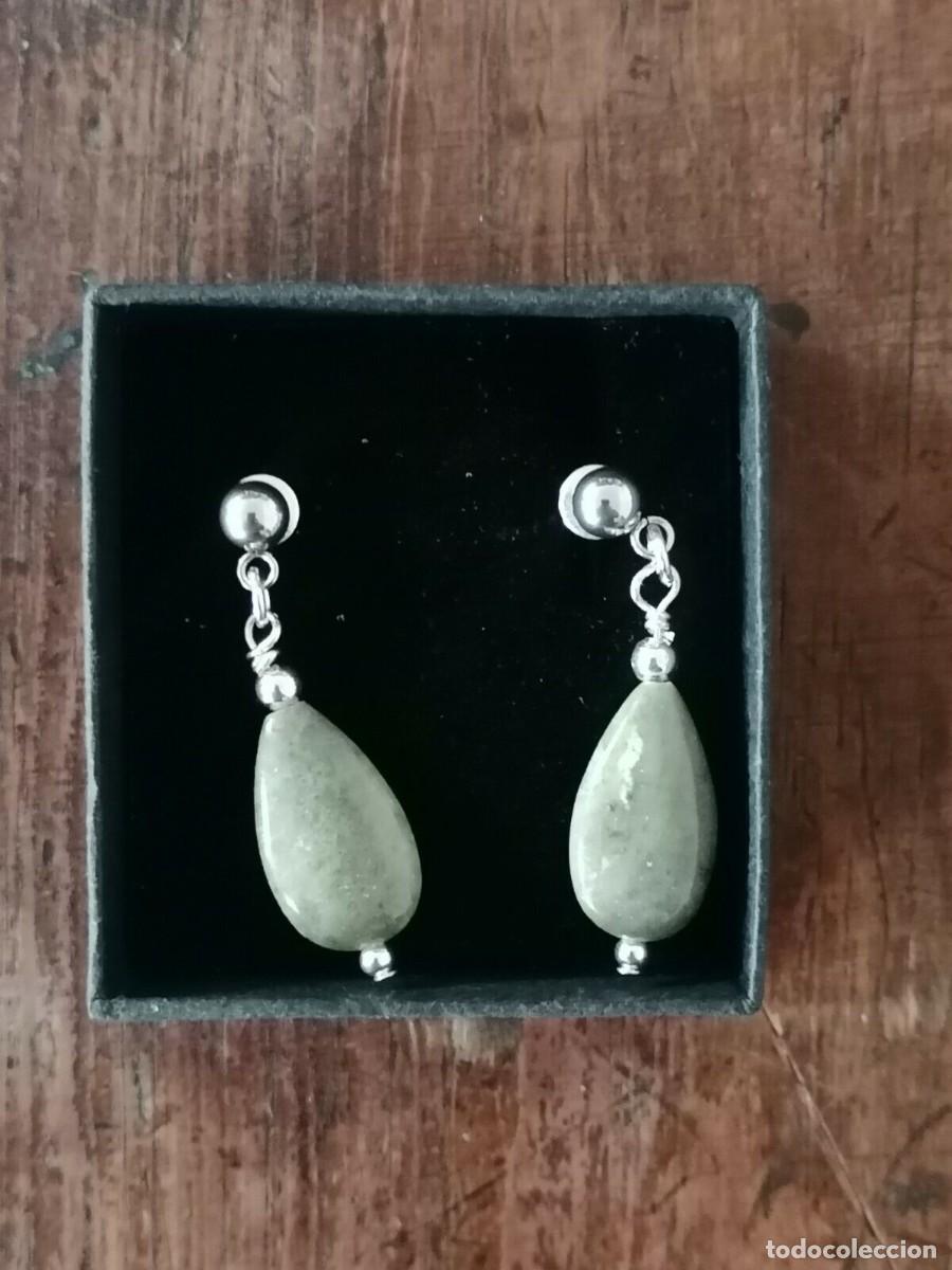 Joyeria: PENDIENTES GOTA CONNEMARA MARBLE IRLANDA CIERRE MARIPOSA DROP EARRINGS CONNEMARA MARBLE IRELAND