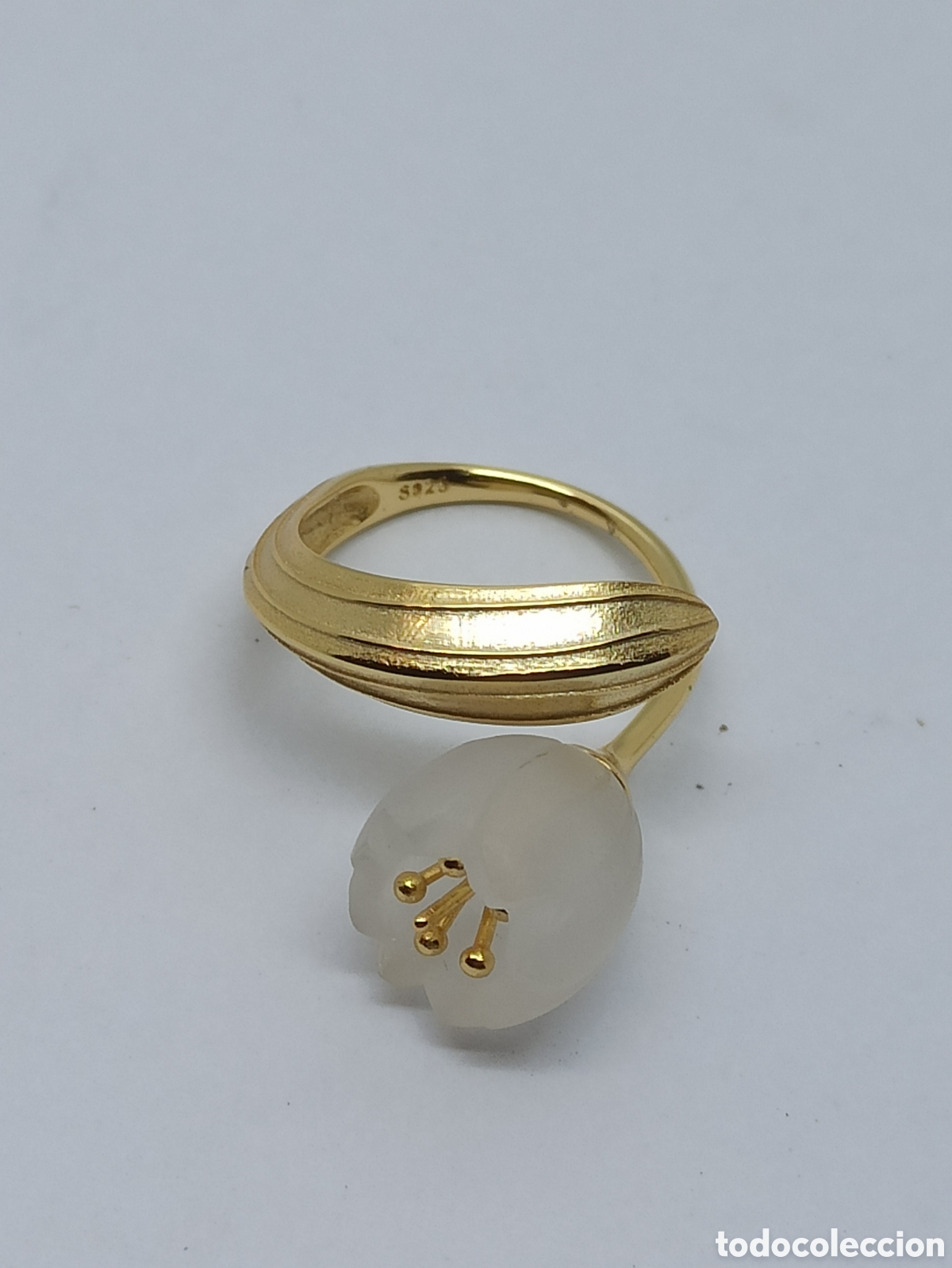 Joyeria: Anillo en plata de ley 925 placado en oro - Foto 2