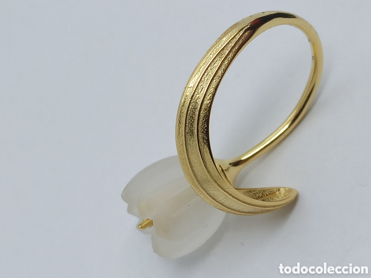 Joyeria: Anillo en plata de ley 925 placado en oro - Foto 3
