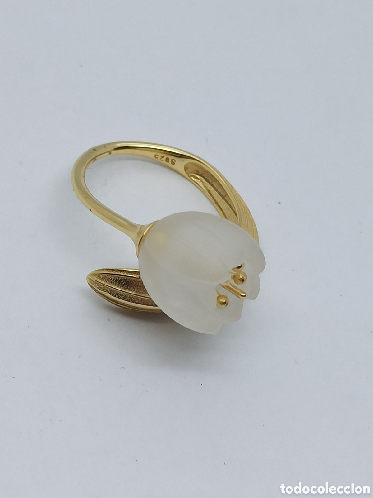 Joyeria: Anillo en plata de ley 925 placado en oro - Foto 4