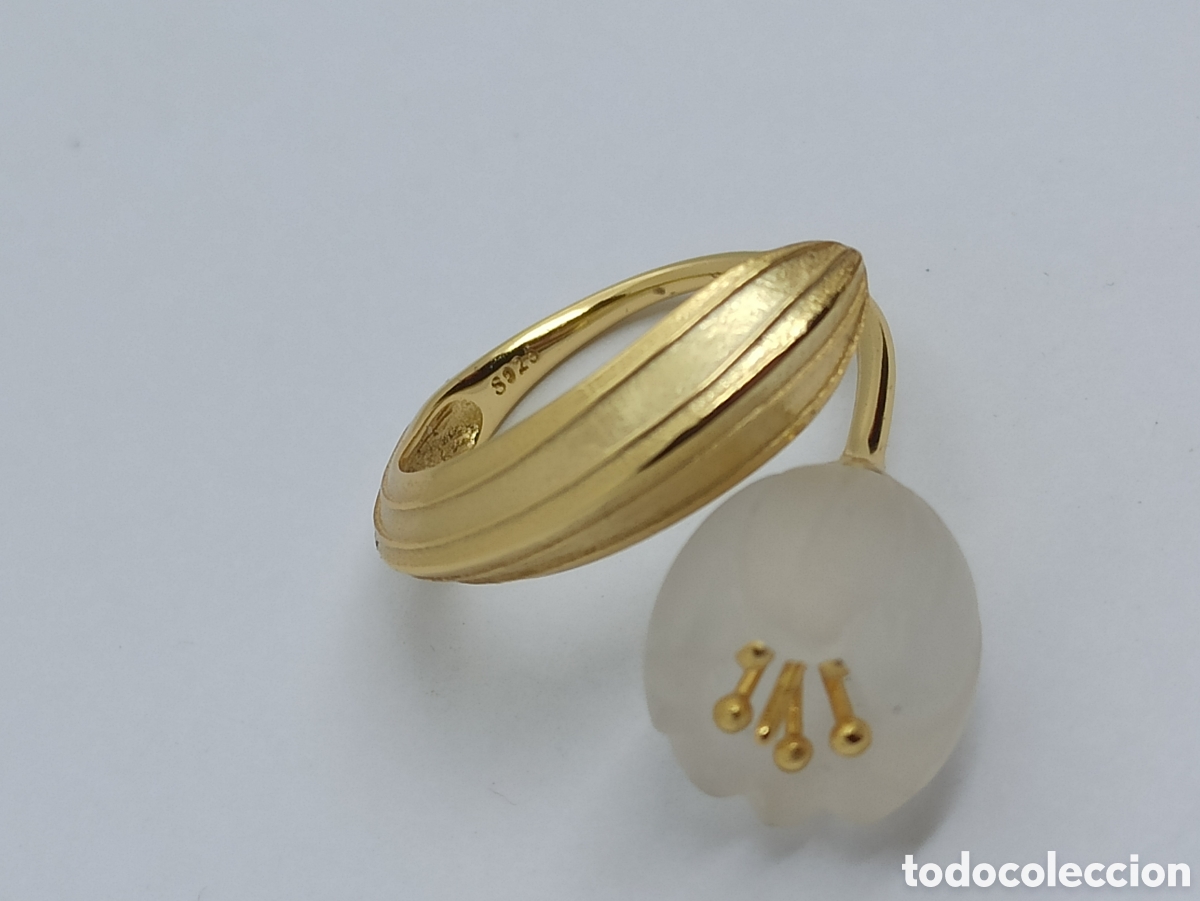 Joyeria: Anillo en plata de ley 925 placado en oro - Foto 8