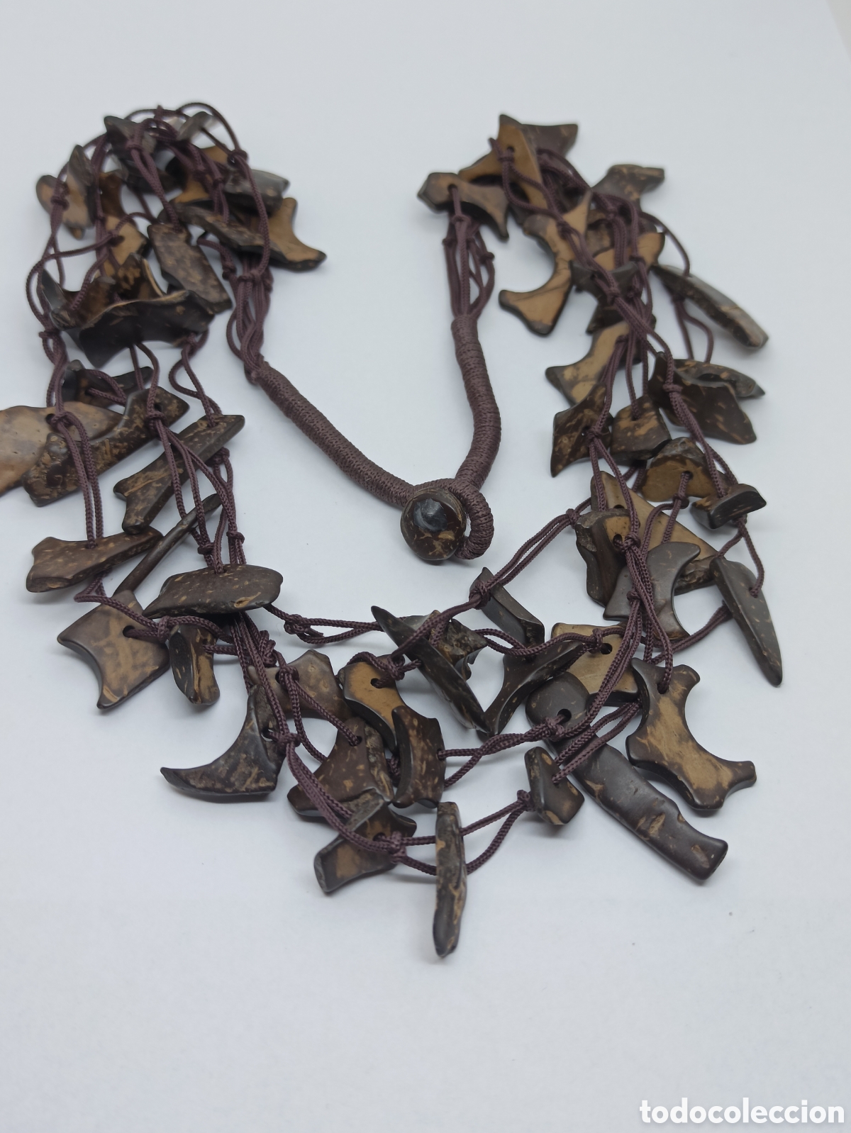Joyeria: Bonito Collar &eacute;tnico de c&aacute;scara, Coco - Foto 16