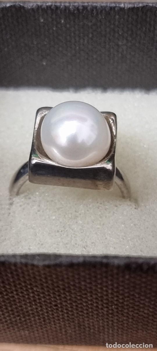 Joyeria: Anillo plata ley 925 con perla - Foto 1