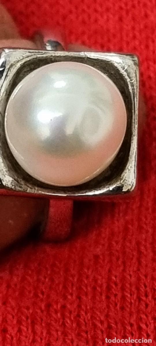 Joyeria: Anillo plata ley 925 con perla - Foto 3