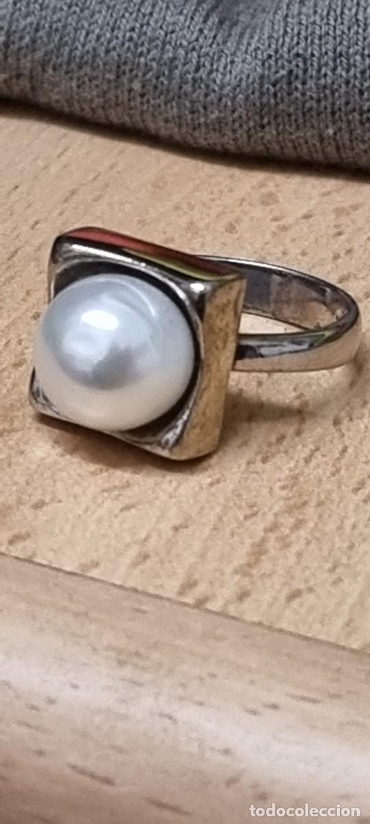 Joyeria: Anillo plata ley 925 con perla - Foto 4