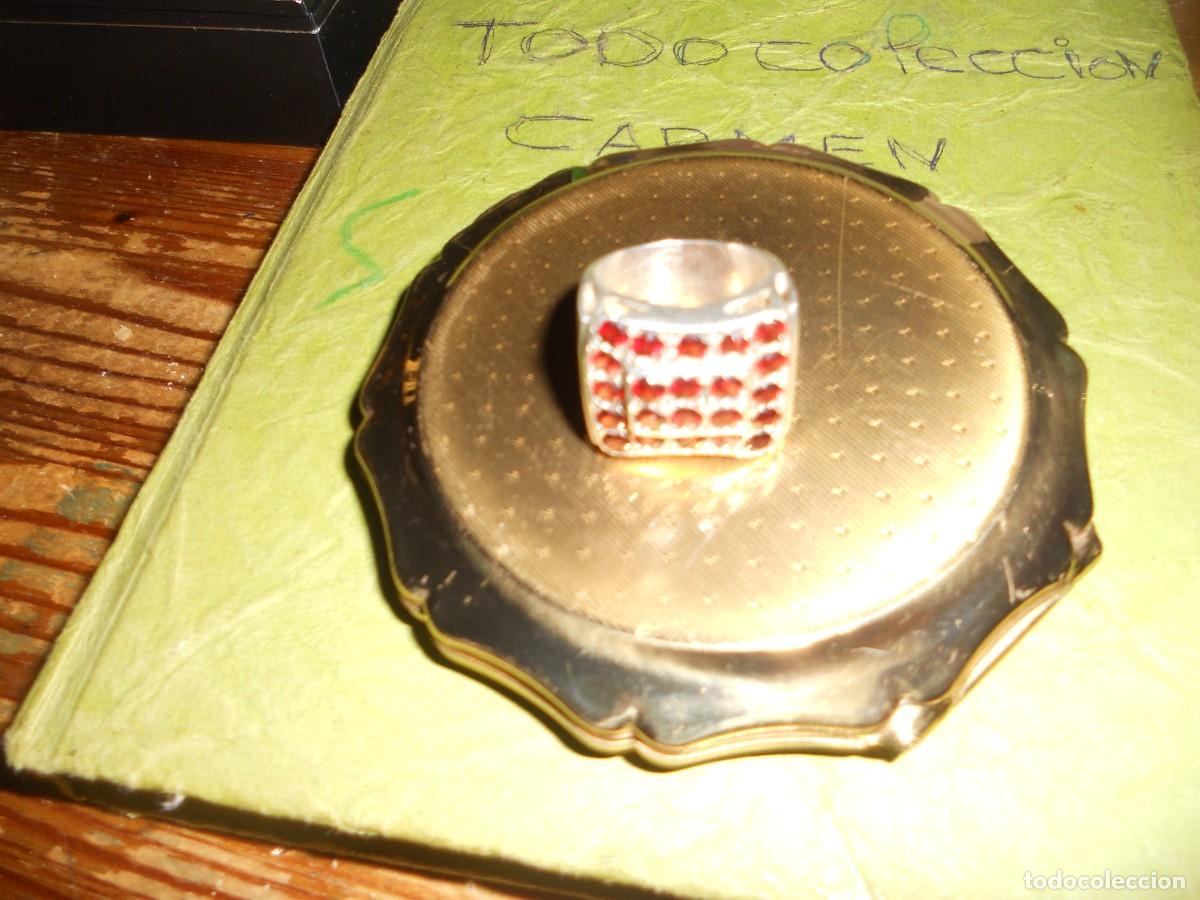 Joyeria: ANTIGUO ANILLO CON PAVE DE GRANATES - Foto 2