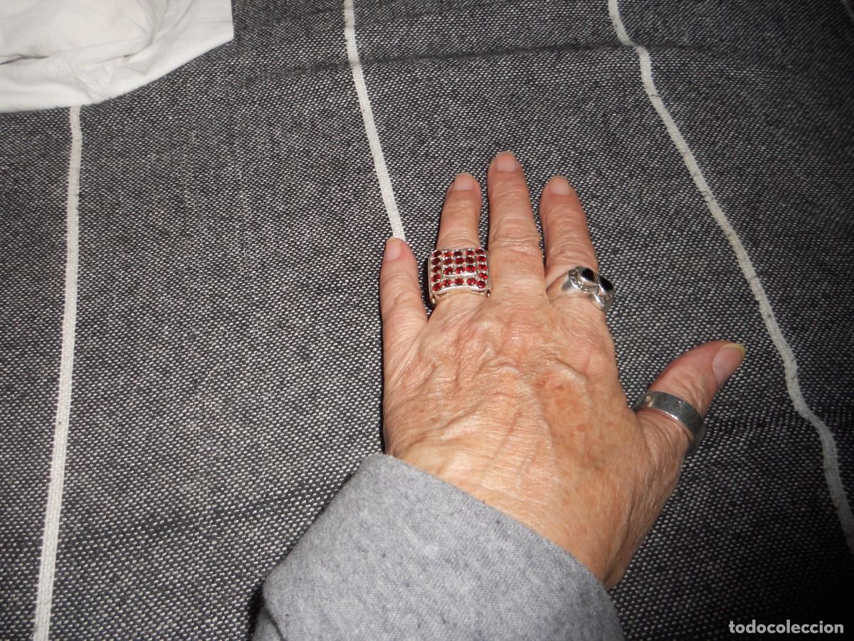 Joyeria: ANTIGUO ANILLO CON PAVE DE GRANATES - Foto 7