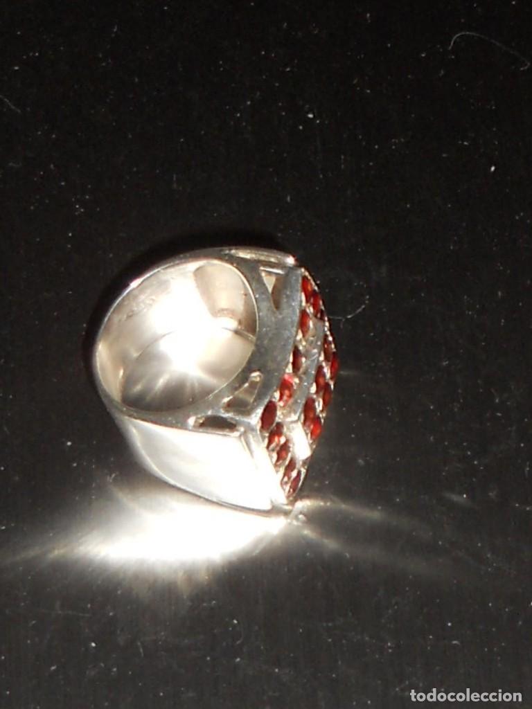 Joyeria: ANTIGUO ANILLO CON PAVE DE GRANATES - Foto 10
