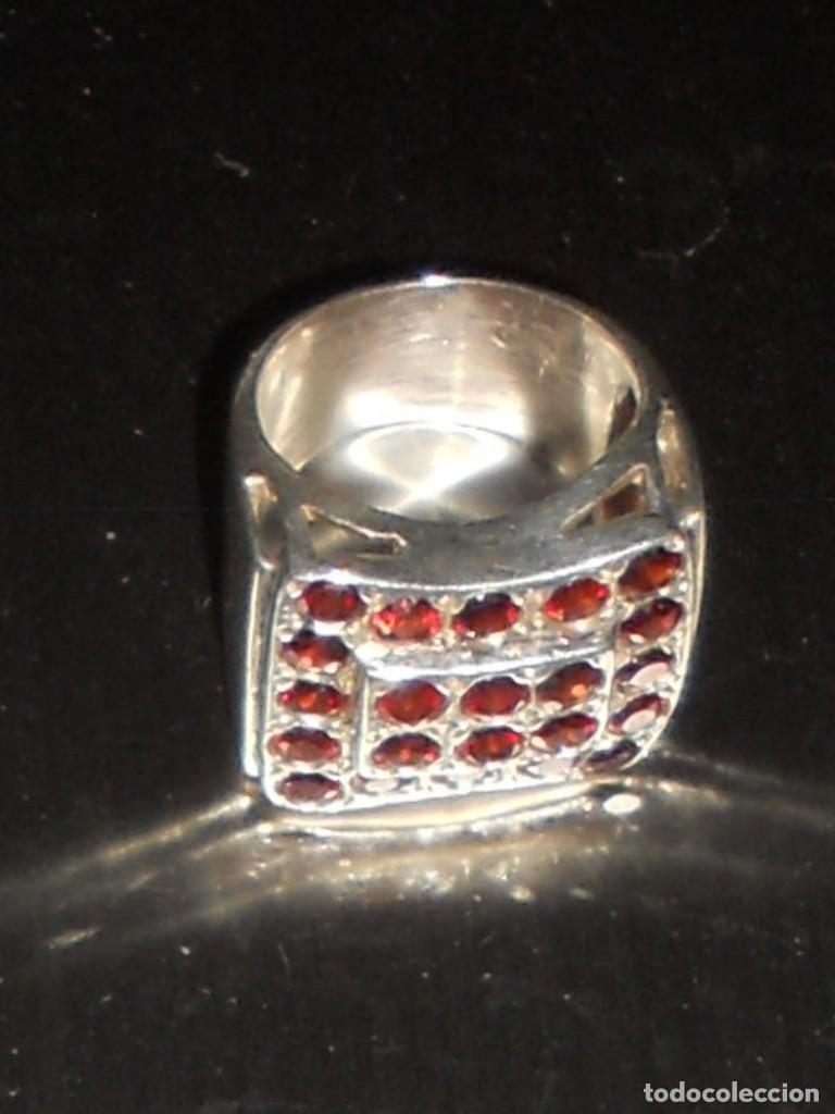 Joyeria: ANTIGUO ANILLO CON PAVE DE GRANATES - Foto 11